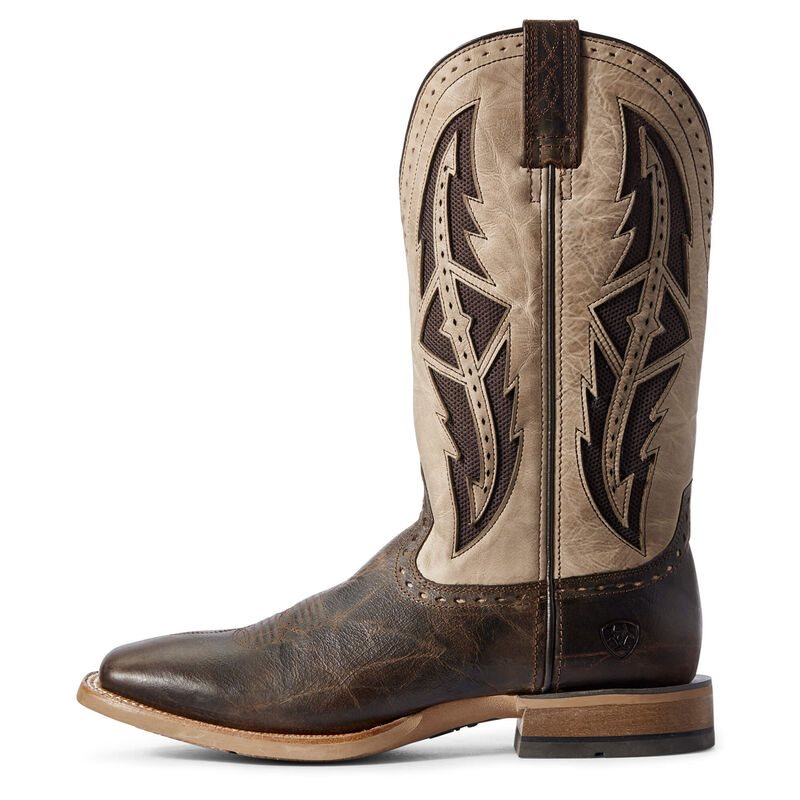 Ariat Western: Cowhand VentTEK Botas Western Hombre - Marrones / Beige (QXOFC4892)